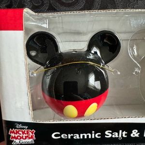 Ceramic Disney Mickey Mouse salt shaker